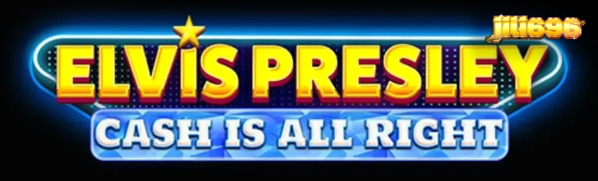 Elvis Presley: Cash is All Right slot neon stage theme